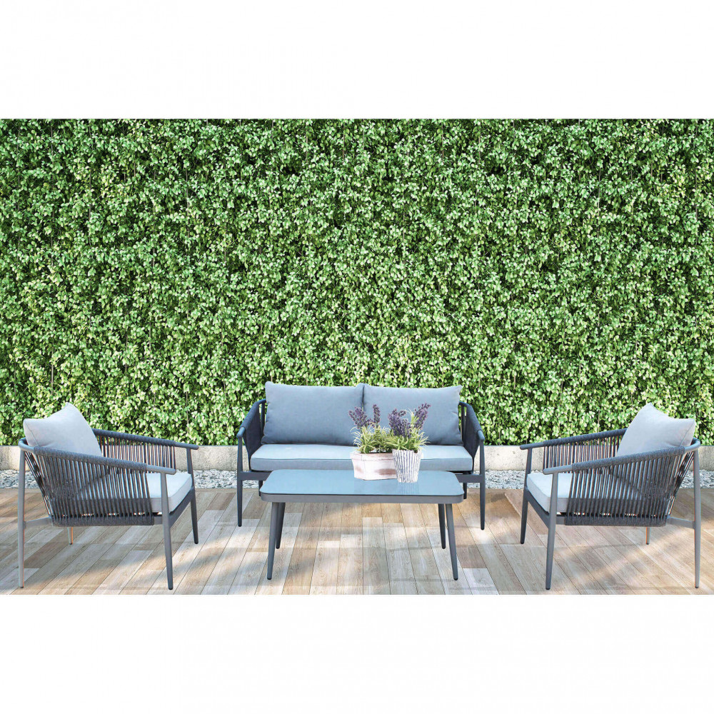 salotto giardino in corda Cook, salotto giardino in corda, salotto giardino, salotto esterno in corda, salotto per esterno, salotto per esterno in corda, arredo giardino, arredo giardino Bergamo, giardinaggio, giardinaggio Bergamo, Rota Commerciale Bergamo