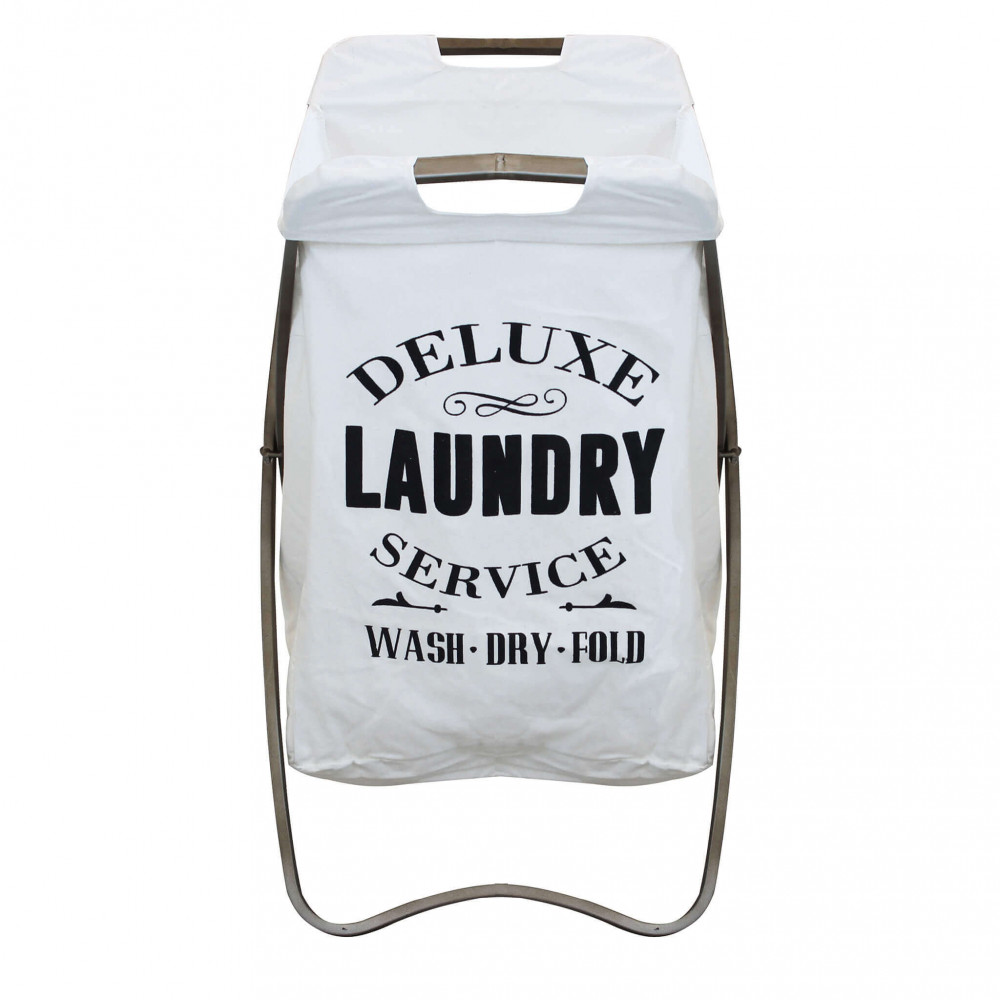 PORTA BIANCHERIA IN FERRO E STOFFA GILBERT