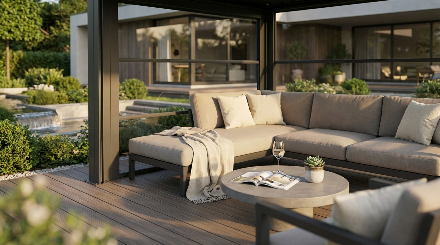 LATERALE PVC TRASPARENTE PER LATO DA 3 M PERGOLA BIOCLIMATICA