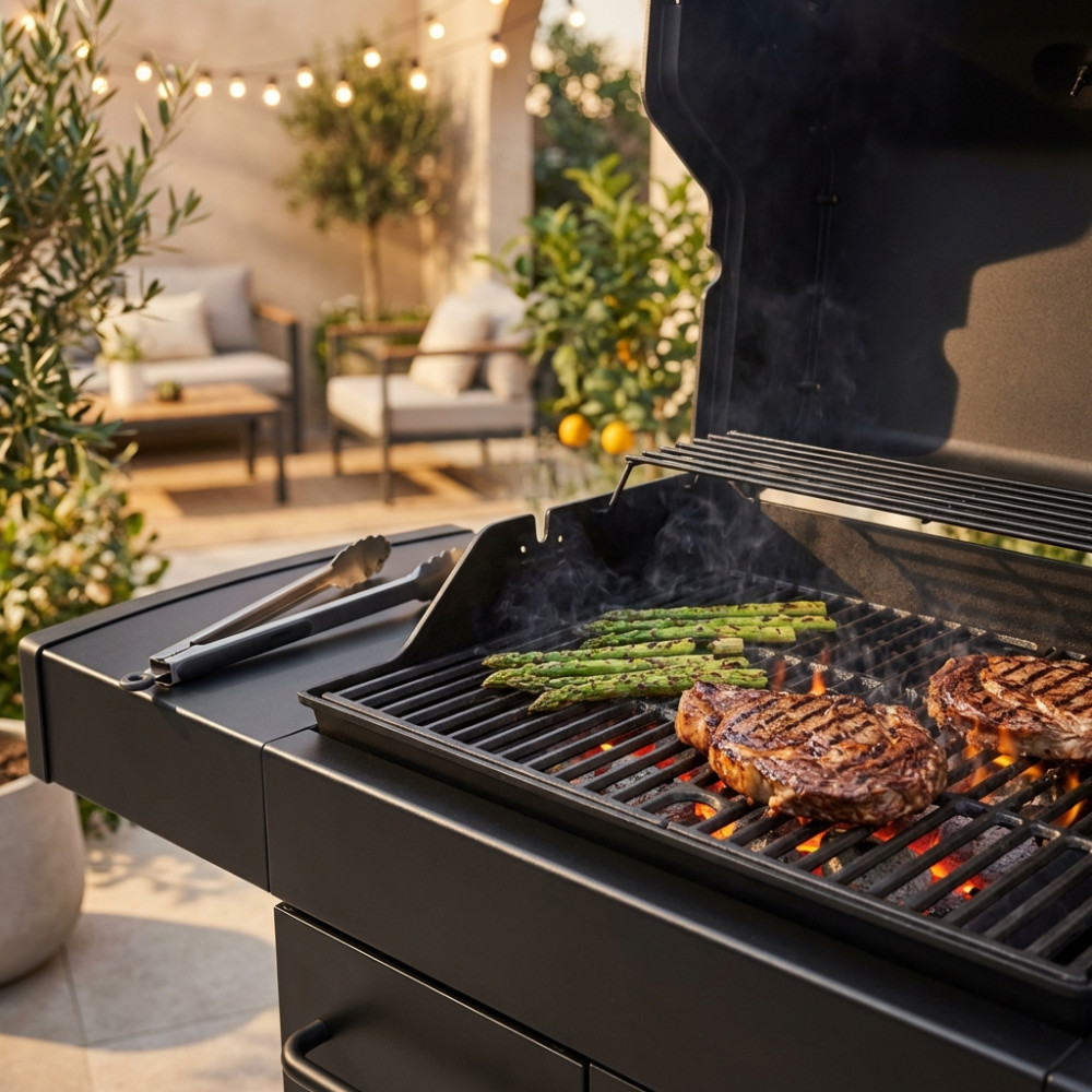 GRIGLIA GRANDE IN GHISA PER BARBECUE MAINE