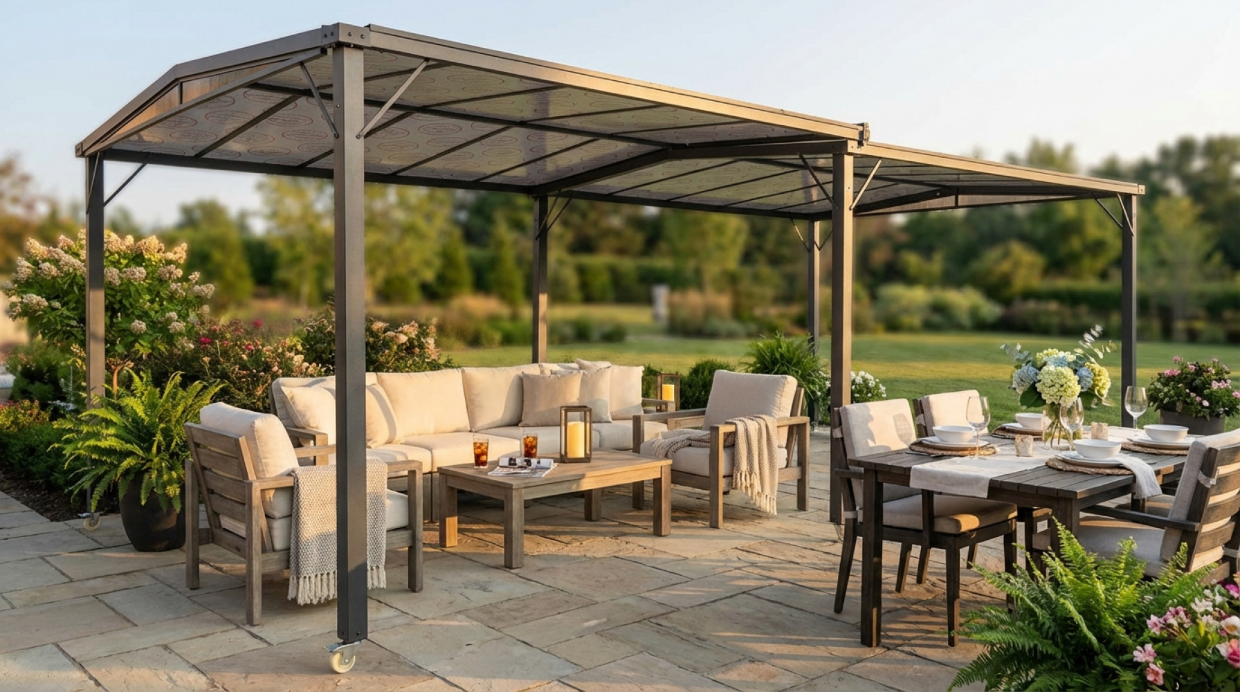 GAZEBO ALLUNGABILE ANTARES 3 X 3 / 5,7