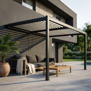 PERGOLA BIOCLIMATICA 3 X 2,5 ADDOSSATA