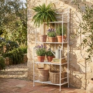 ÉTAGÈRE NOELLE 4 PIANI BIANCO ANTICO