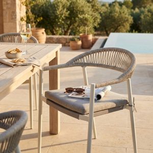 POLTRONA CORRIENTES C/CUSCINI IMPILABILE