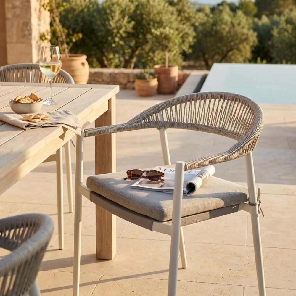 POLTRONA CORRIENTES C/CUSCINI IMPILABILE