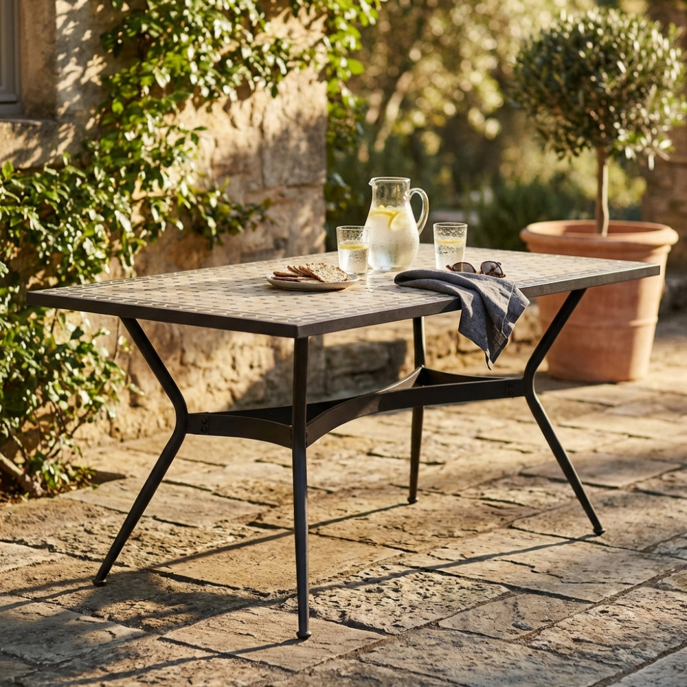 TAVOLO RETTANGOLARE DIONISIO 160 X 90