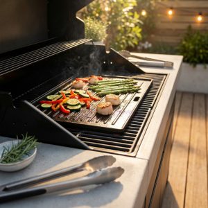 PIASTRA PICCOLA IN GHISA PER BARBECUE MAINE