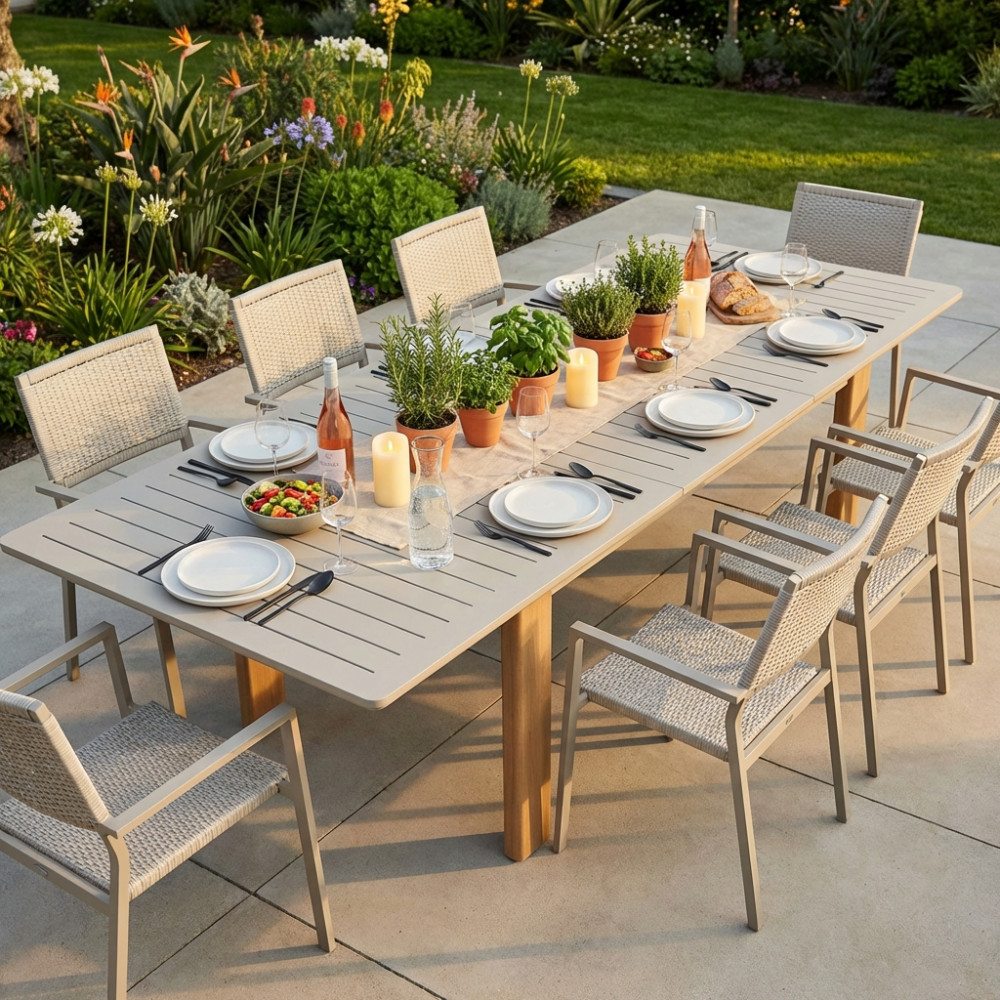 TAVOLO BULLOCK 230/300 X 90