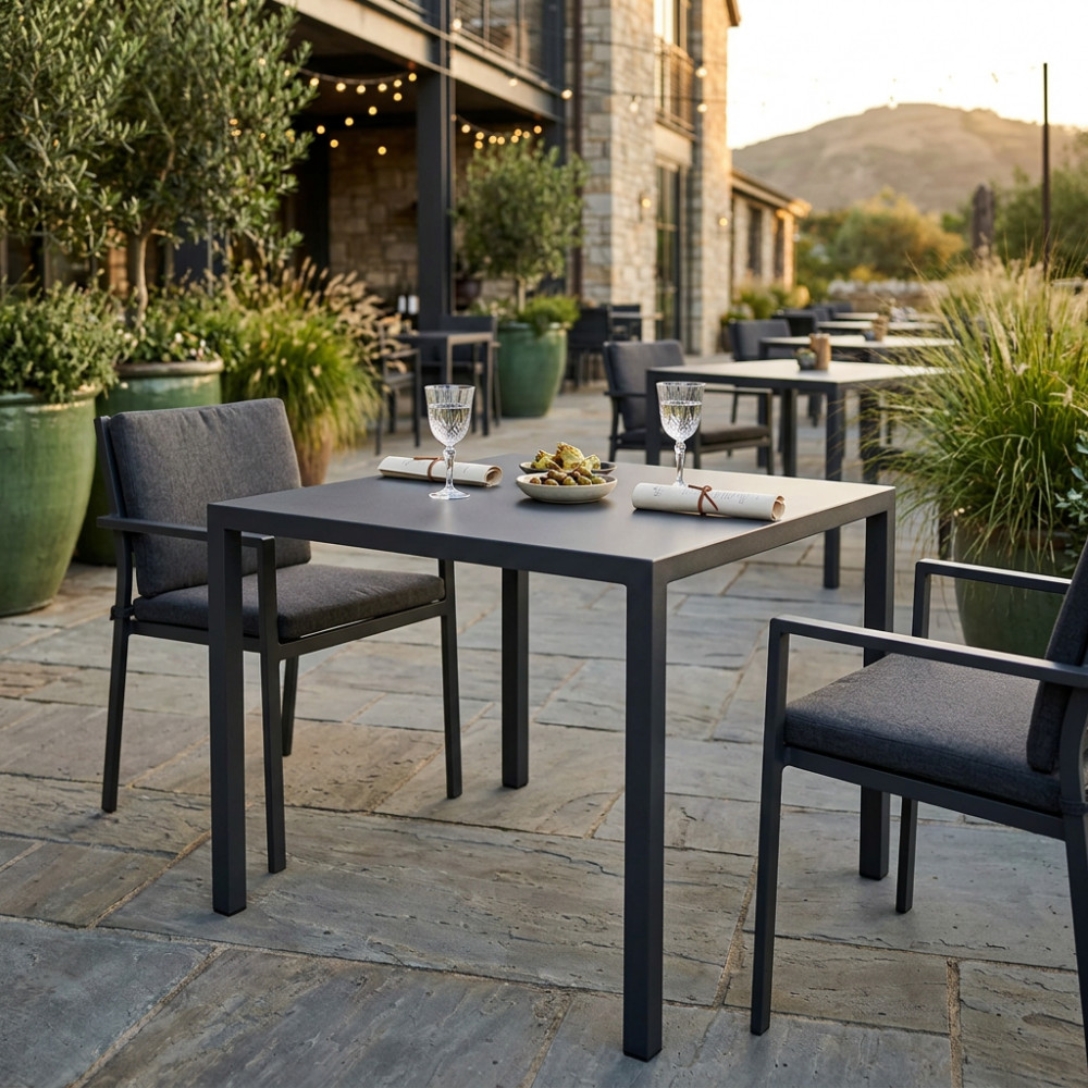 TAVOLO AUTOLIVELLANTE 90 X 90 ANTRACITE