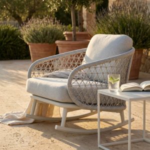 POLTRONA DONDOLO SEYCHELLES C/CUSCINI