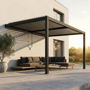 PERGOLA BIOCLIMATICA 4 X 2,5 ADDOSSATA