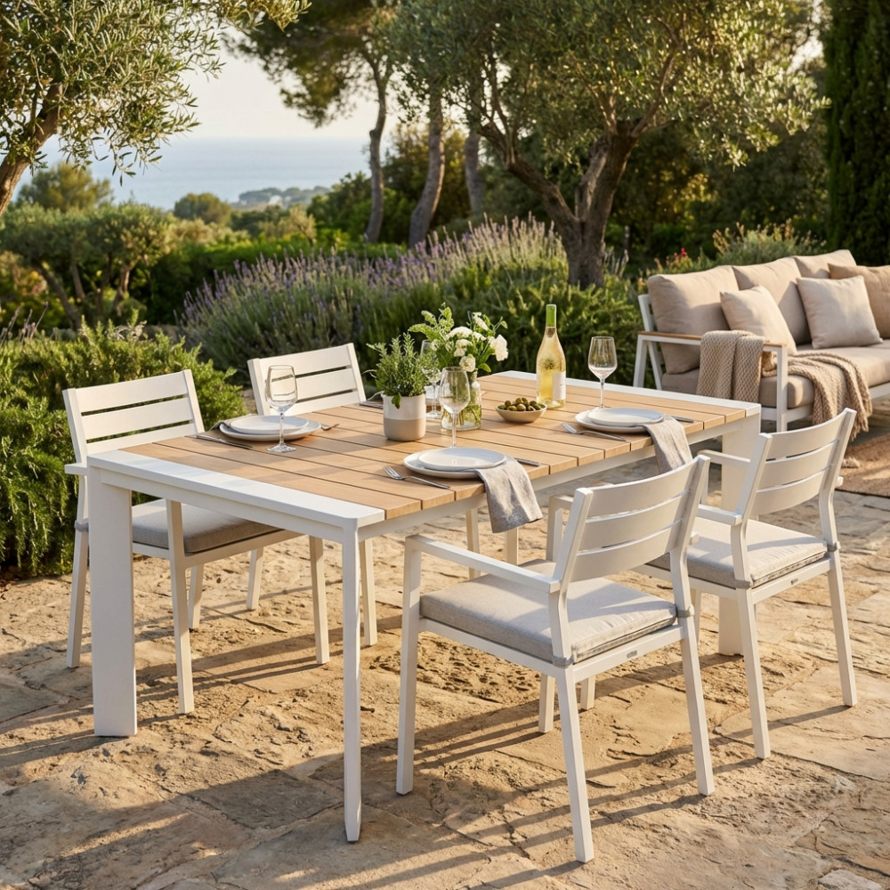 TAVOLO BROOKLYN 150/200 X 100 EFFETTO LEGNO