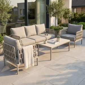 SALOTTO SAINT JOHN 3 P C/CUSCNI EFFETTO LEGNO