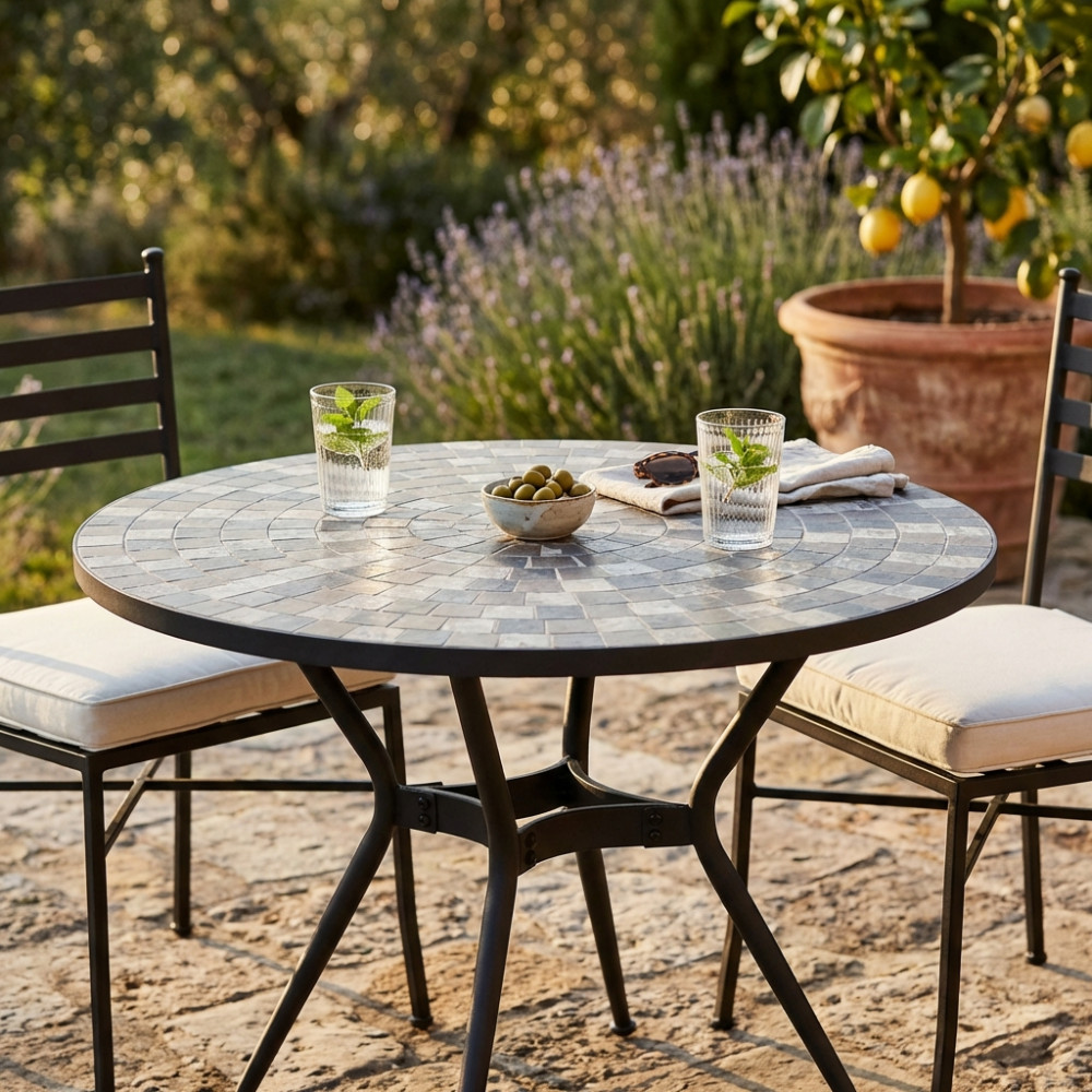 TAVOLO ROTONDO ZEFIRO Ø 110