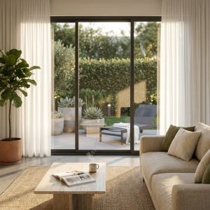 TENDA DA INTERNO PER LATO DA 4 M PERGOLA BIOCLIMATICA