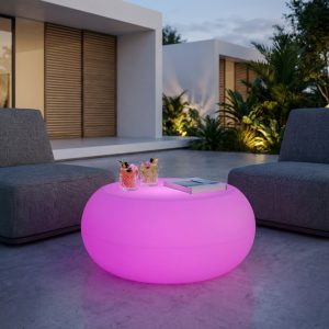 TAVOLINO LUMINOSO DORADO