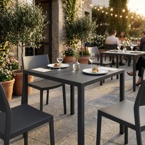 TAVOLO AUTOLIVELLANTE 70 X 70 ANTRACITE