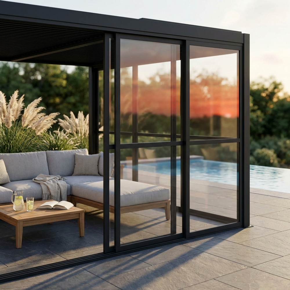 LATERALE POLICARBONATO PER LATO DA 3 M PERGOLA BIOCLIMATICA