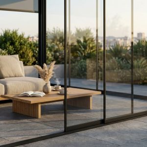 LATERALE VETRO PER LATO DA 3 M PERGOLA BIOCLIMATICA