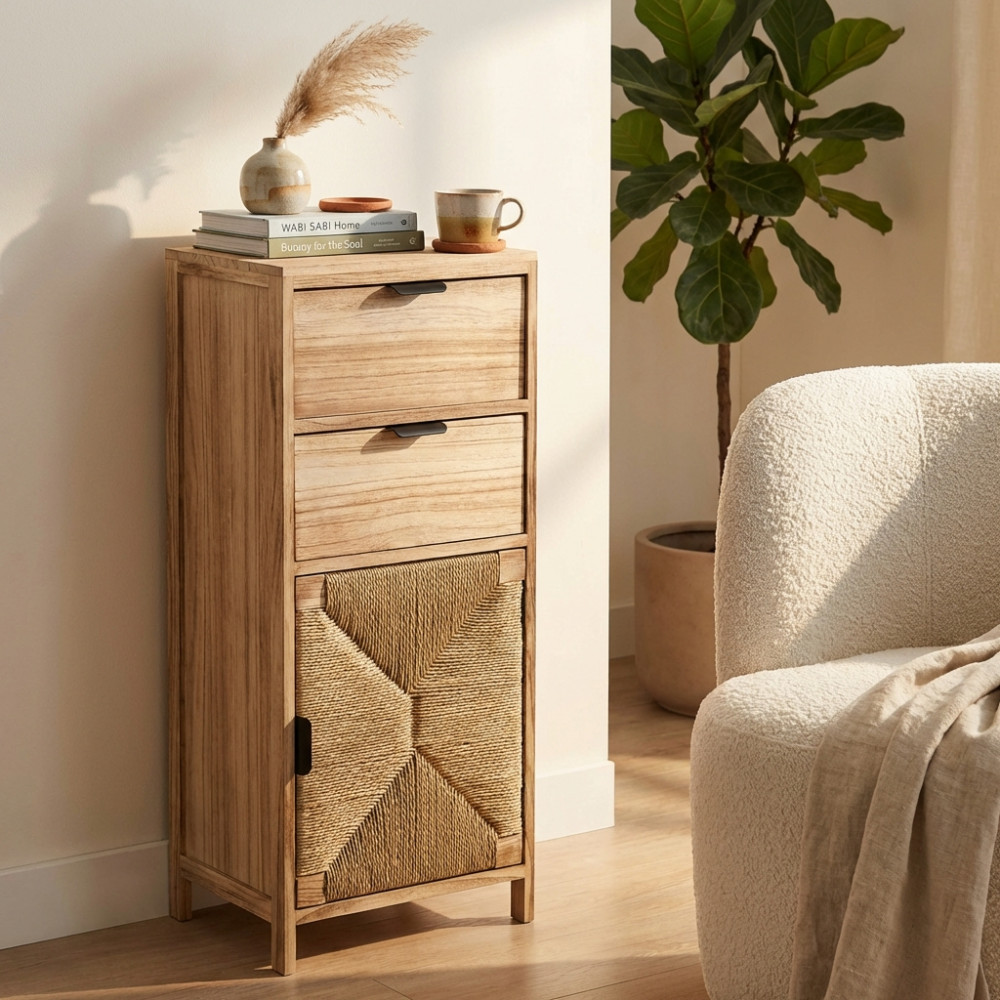 MOBILETTO 2 CASSETTI E 1 ANTA CARLOS