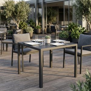 TAVOLO AUTOLIVELLANTE 80 X 80 ANTRACITE