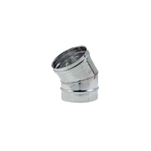 CURVA 30° ACCIAIO INOX MAT PER canna fumaria acciaio inox scorrevole , materiali bergamo, tubi acciaio per camini, canna fumaria acciaio inox, tubi acciaio inox camini, tubi per stufe al pellet acciaio inox, rota commerciale Bergamo, materiali edili bergamo