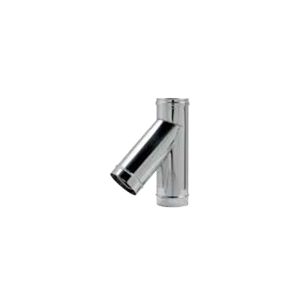 raccordo obliquo a 135° maschio per canna fumaria acciaio inox scorrevole , materiali bergamo, tubi acciaio per camini, canna fumaria acciaio inox, tubi acciaio inox camini, tubi per stufe al pellet acciaio inox, rota commerciale Bergamo, materiali edili Bergamo
